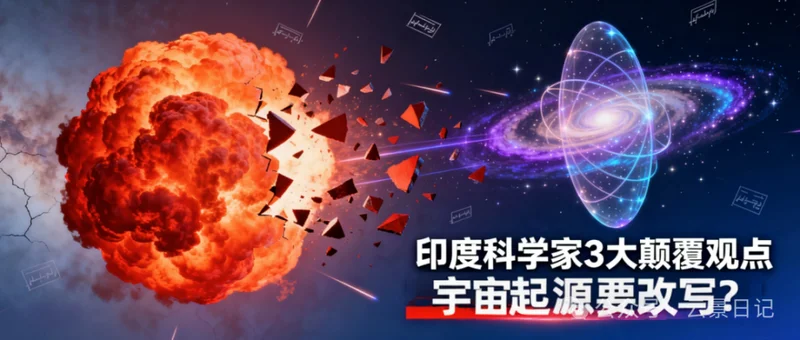 印度科学家提出宇宙起源新假说 3大颠覆观点叹为观止
