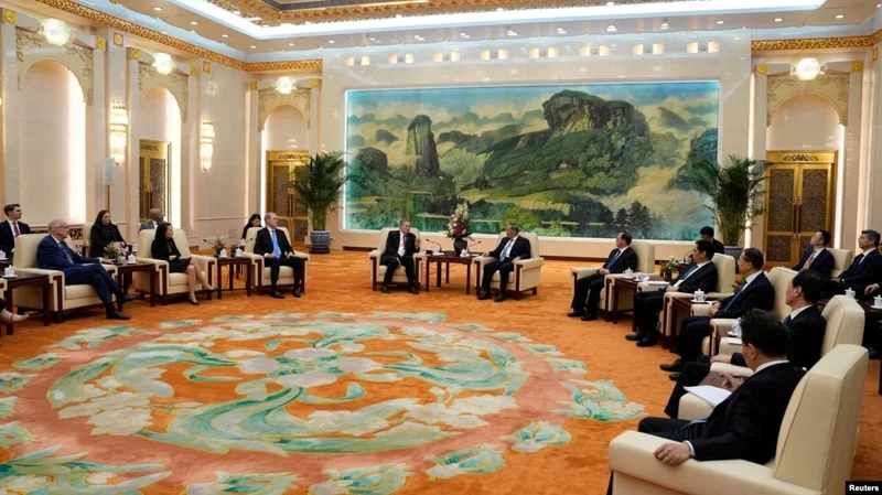 美国参议员代表团与中国总理会面 不赞成脱钩 呼吁中美领导人坦诚沟通