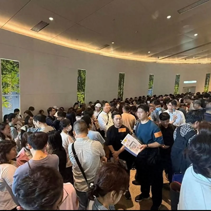 香港新盘卖爆了!内地买家排队抢房到深夜 仍然陪跑 - Vava8 发吧