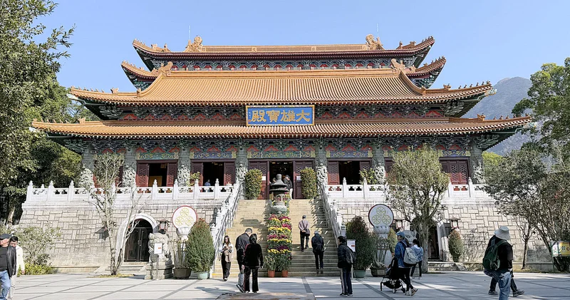 香港旅游2025春--大屿山庙宇与昂坪市集