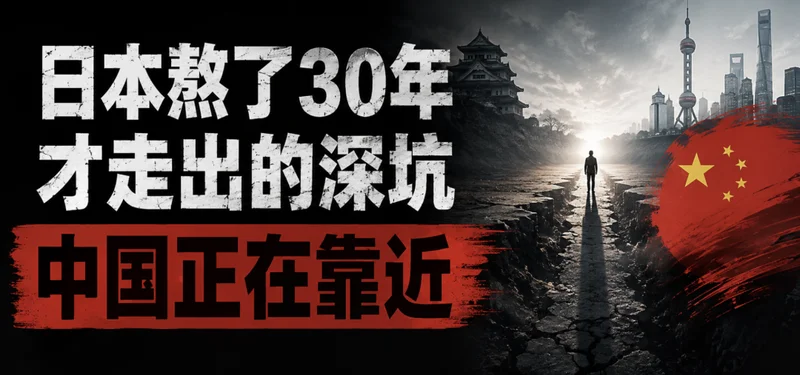 日本熬了30年才走出的深坑 正在悄悄靠近中国
