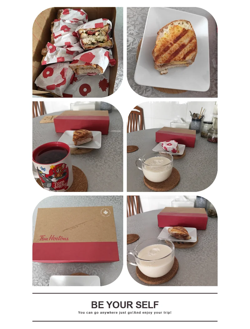一块三明治度半日☕🍩🍰🍮🍪🍒