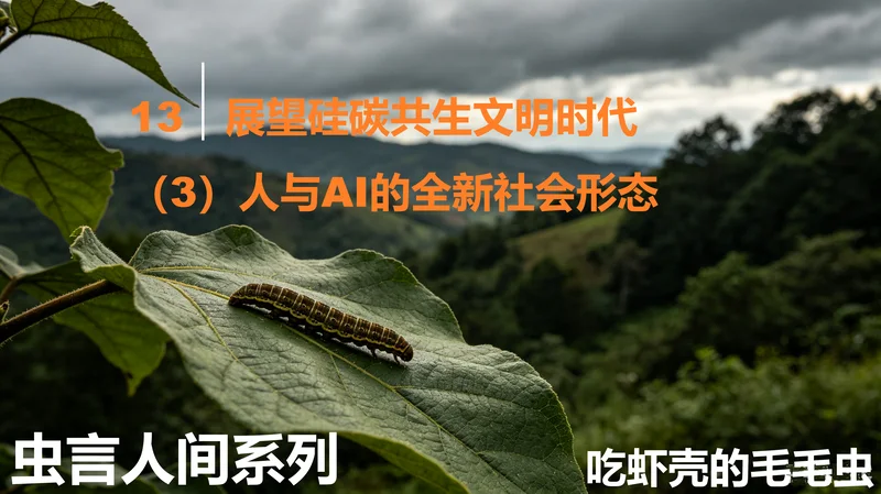 【虫言人间】13 | 展望硅碳共生文明时代 (3) 人与AI的全新社会形态