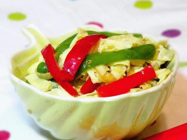 🌶️👩‍🍳🥚尖椒炒蛋丝🥚👩‍🍳🌶️