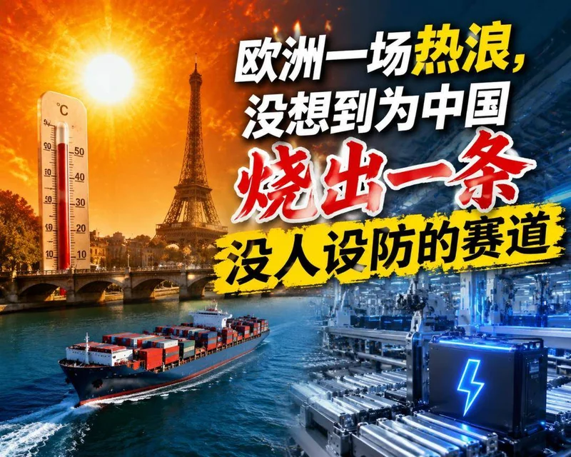 欧洲一场热浪 没想到为中国烧出一条没人设防的赛道