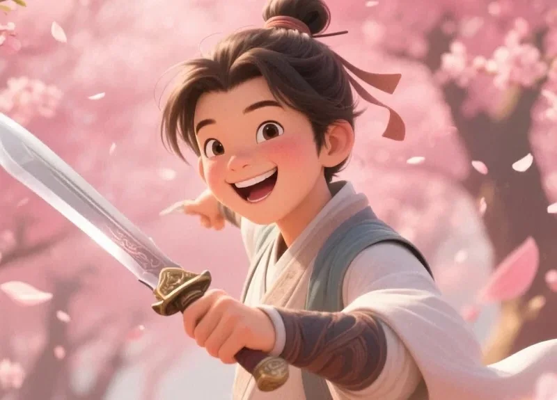 【桃花笑】借过一下，我披上了月光走夜晚