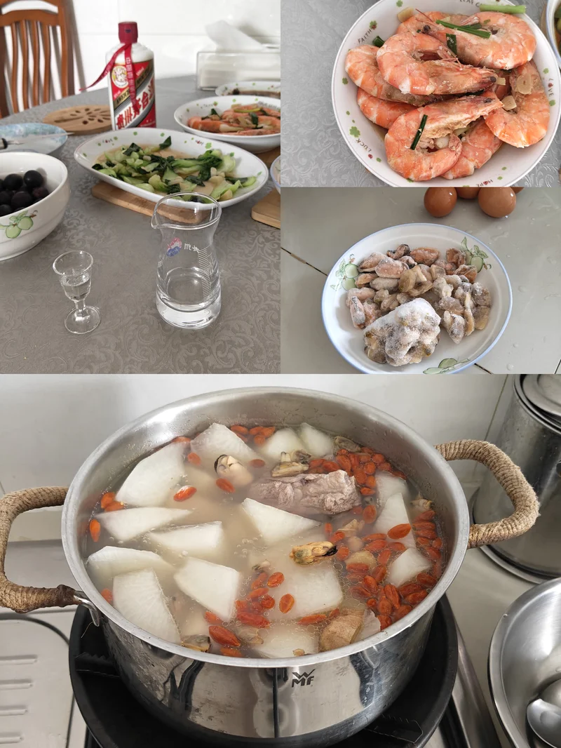 人间烟火味,  最抚凡人心🍜🦞🐟🍷🍾🍒