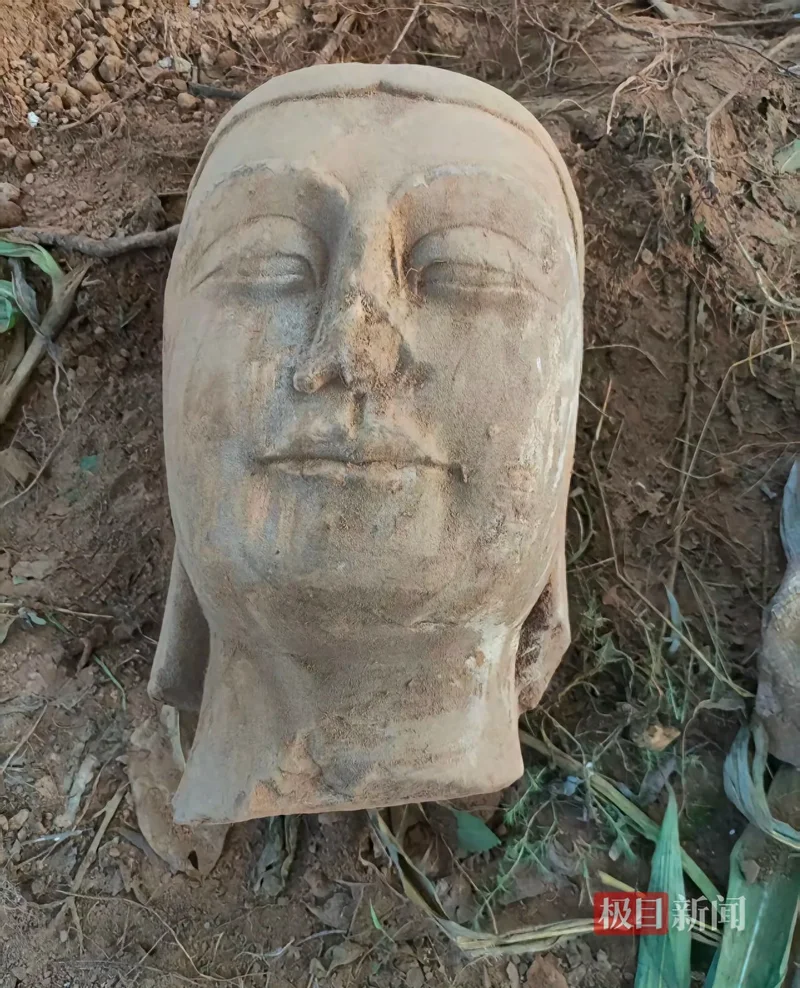 山西村民挖出1400年前佛首 与博物馆残佛身成功匹配