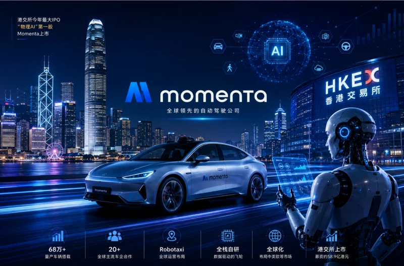 “物理AI第一股”Momenta正式登陆港股!一个万亿级赛道正在爆发