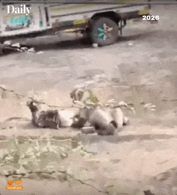 大叔被野生母狮按在地上 绝望中撸起了大猫 居然...真有用