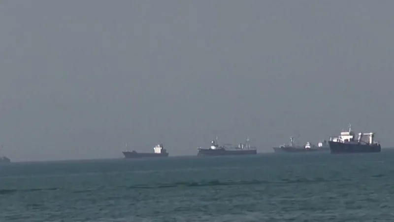 霍尔木兹海峡通航量骤降 几近停滞