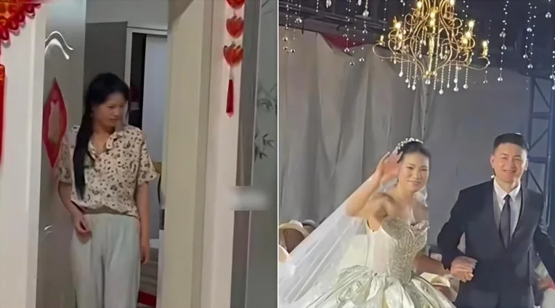 "我给忘了" 结婚当天新娘一觉睡到10点多 好在最后圆满礼成