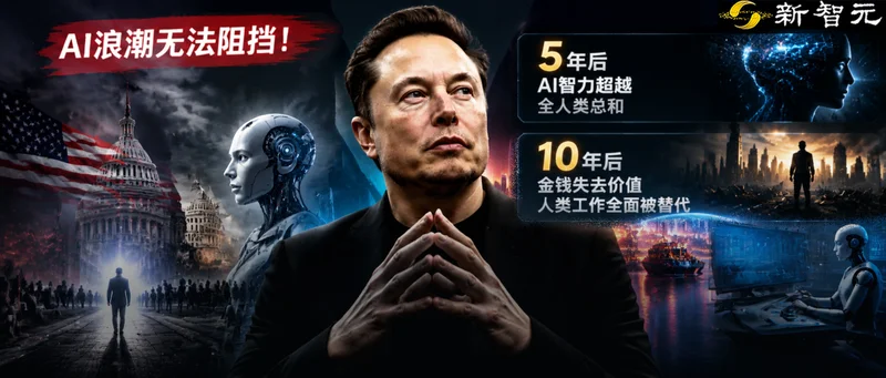 马斯克彻底向ASI投降!10年后万亿财富都将“归0”