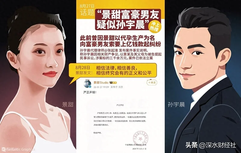 两个“千年狐狸”的暗战 孙宇晨和景甜背后究竟谁在做局?