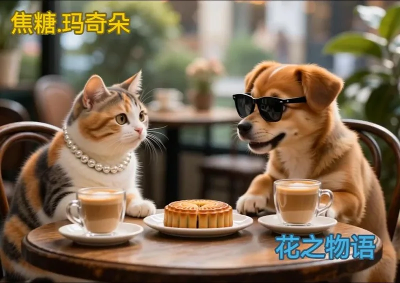 【江湖高楼】焦糖·玛奇朵在黄鹤楼咖啡馆吃月饼