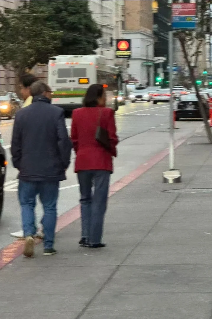 旧金山街头偶遇潘石屹夫妇？昔日地产名人如今低调买菜