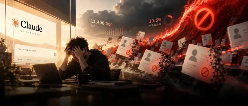 Claude爆发大规模封号潮!半年封杀1140万账号 申诉后仅4.2万翻案