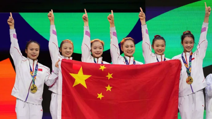 终结美国7连冠 这枚金牌中国队等了20年
