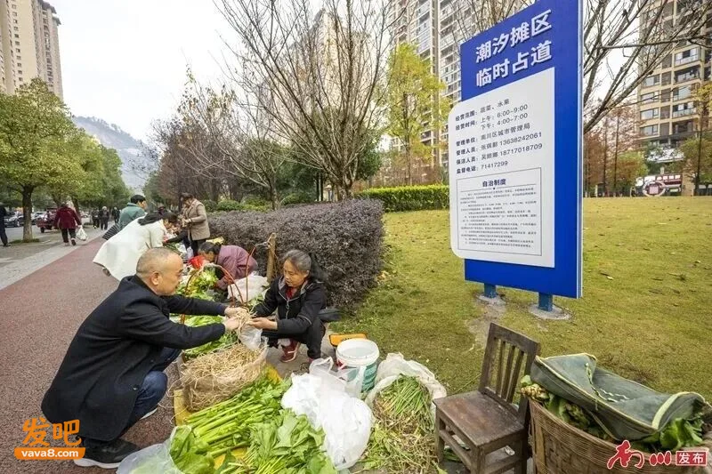摊贩不躲城管不赶 重庆想了一个妙招买菜卖菜都方便