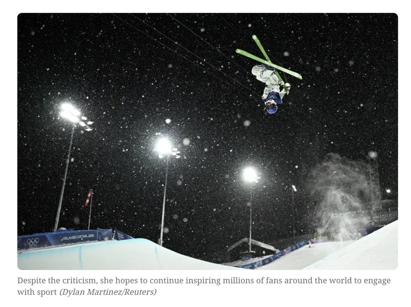 站在运动生涯巅峰谷爱凌 如今要向"坏人"宣战