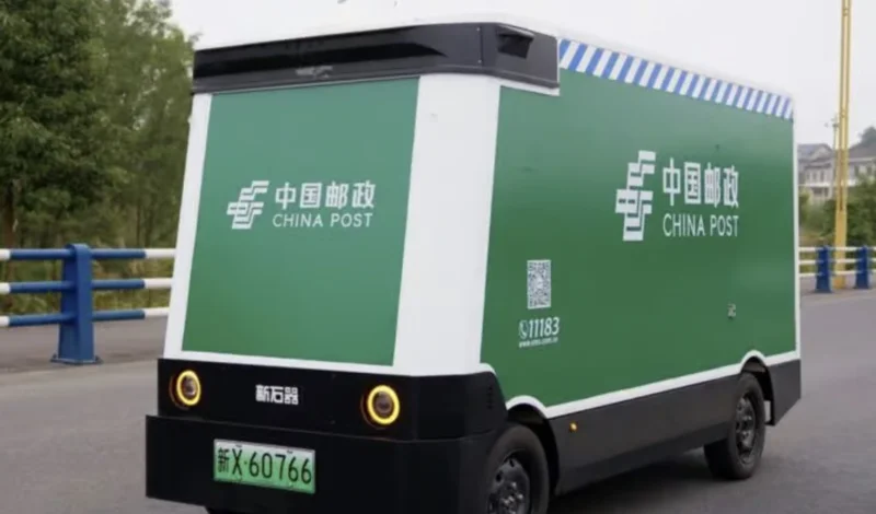 法国电视一台:中国全自动无人配送生意红火