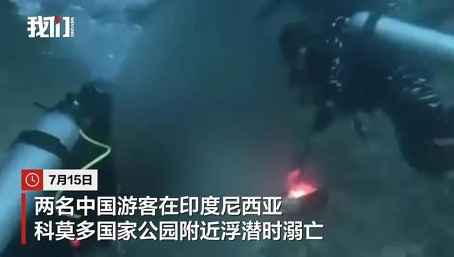 一对中国夫妇在印尼浮潜时溺亡:下水未穿救生衣