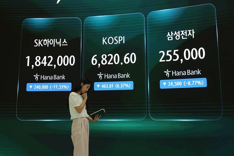 韩国股市"大屠杀"!120万人被追保 32万账户清零 有人亏掉养老金