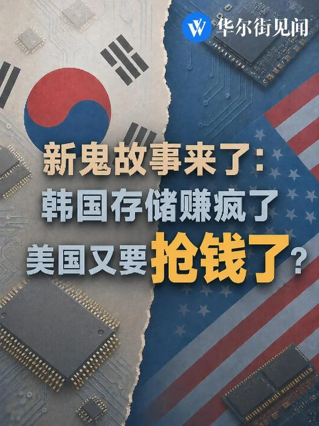 新鬼故事来了:韩国存储赚疯了 美国又要抢钱了?