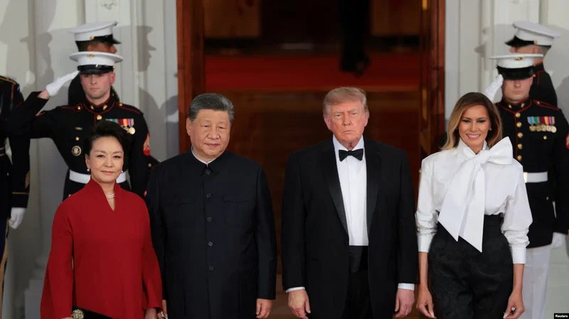 【实况转播】特朗普总统在白宫为中国国家主席习近平举行国宴