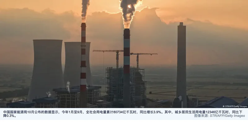 中国居民用电近十年首现负增长 AI和电动车用电猛增